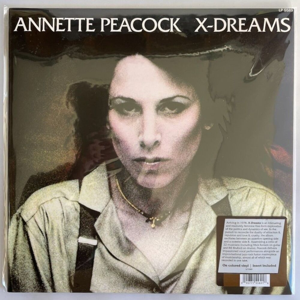 Annette Peacock – X-Dreams – Translucent Gold Vinyl, LP, Sundazed, 2021 NEW